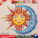 Diamond Painting Kit 5D Special Shaped DIY Sun Moon Rhinestone Pictures Newly