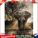 DIY 5D Elephant Full Drill Round Diamond Painting Embroidery Home Decor Newly