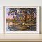 Home Hand Painted on Canvas DIY Lake House Oil Paint By Numbers Drawing Kit