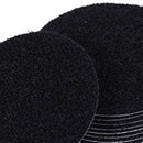 5pcs Fastener Adhesive Tape for Bed Sheet Sofa Carpet Anti Slip Pad (Black)