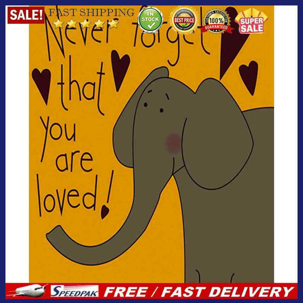Words And Animal 40x50cm Oil Paint By Numbers Picture DIY Painting