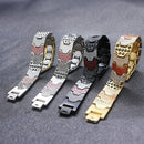 Energy Healing Detachable Bangle Magnetic Therapy Bracelet Black Germanium