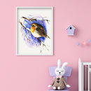DIY 5D Mosaic Branch Sparrow Picture Gift Full Drill Round Diamond Painting Kit
