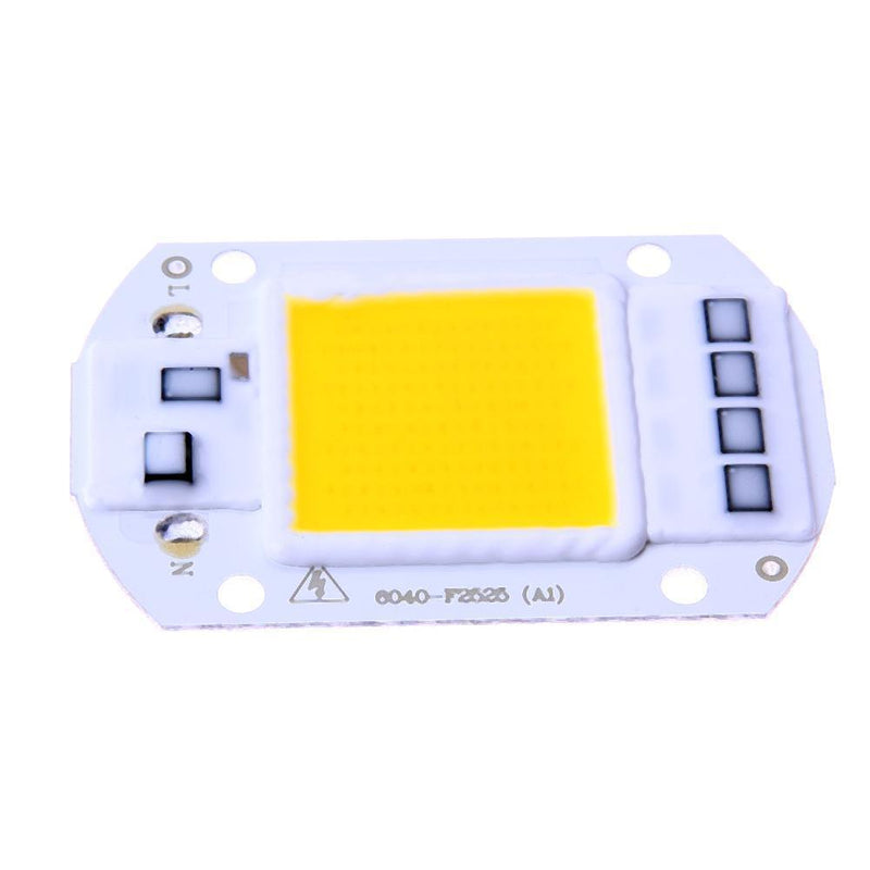 50W LEDs Floodlights COB Chip 220V Input Integrated IC Driver(Warm White)