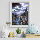 5D DIY Diamond Painting Kits Full Round Drill Wild Goose River Mosaic
