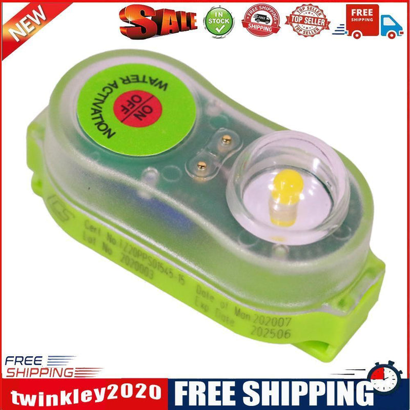 Life Jacket Light LED Self-Lighting Life Saving Conspicuous Lamp (Green)