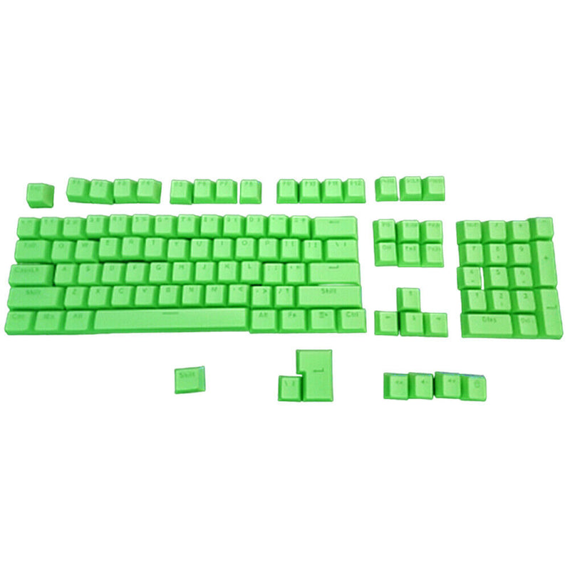 104pcs Universal Mechanical Keyboard Keycaps PC Bakclit Key Cap Set (Green)