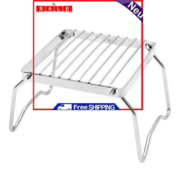 Gas Stove Stand Rack Lightweight & Stainless Steel Mini Foldable Stove Bracket
