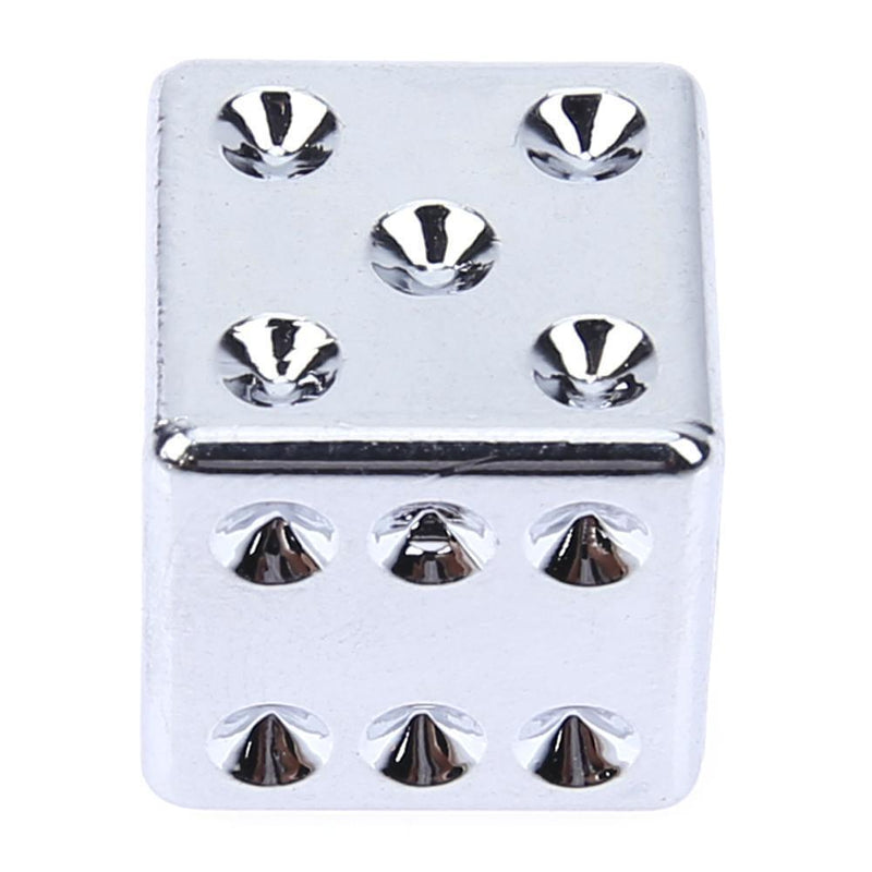 4PCS Cube Design Car Truck Bike Tires Air Valve Stem Caps Covers U