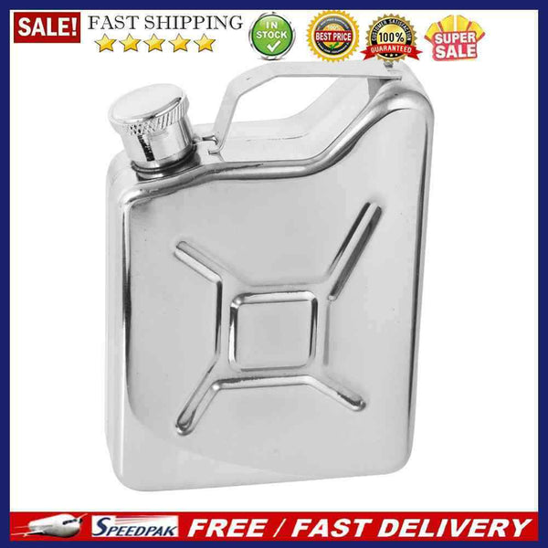 Travel Stainless Steel Barrel Small Hip Flasks Outdoor Camping Hiking 5oz F