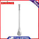 prosperveil straws strainer premium stainless steel straw and spoon drinking tube with