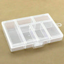 Portable Plastic 6-Compartment Storage Container Small Y4S0 Case F6E4