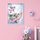 5D Diamond Painting DIY Flower Umbrella Full Drill Round Rhinestone Mosaic Ki