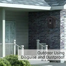 #A Waterproof Silicone Outdoor Security Camera Cover UV-Resistant for EufyCam 2C