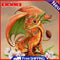 5D DIY Full Drill Diamond Painting Dragon Embroidery Mosaic Craft Home Decor Kit