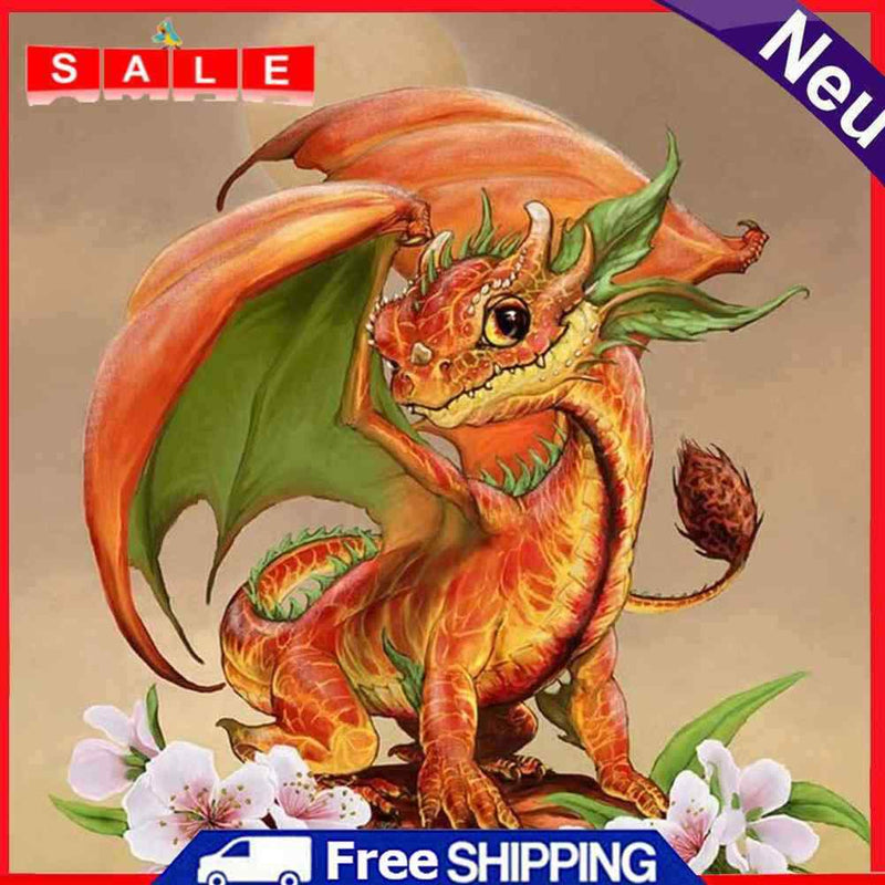 5D DIY Full Drill Diamond Painting Dragon Embroidery Mosaic Craft Home Decor Kit