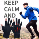 Fishing Catching Gloves Outdoor Sport Anti-slip 2 Cut Finger Mittens (Red) Newly