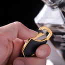 Fashion Men's Jewelry Gift Keyfob Leather Metal Car Key Chain Keyring