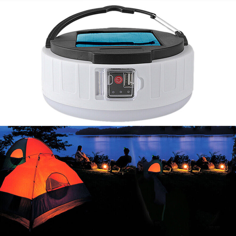 Portable Camping Solar Light Remote Control Workshop Lamp Emergency Equipment