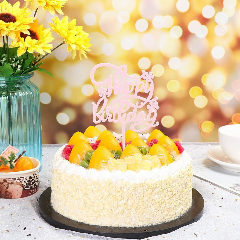 Wedding Decoration Acrylic Decor Cake Topper Party Supplies Happy Birthday