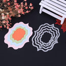 4pcs Flower Frame Cutting Dies Stencil Scrapbook Embossing DIY Card (MS-450