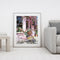 Window Bicycle Canvas Painted Oil Paint By Numbers Wall Art Modern Bedroom Decor