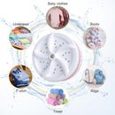 Portable Turbo Washing Machine for Apartment` Dorm USB Charging Convenient,