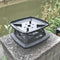 Solar Fence Light Column Head Light Wall Landscape Lamp (White Light) Newly