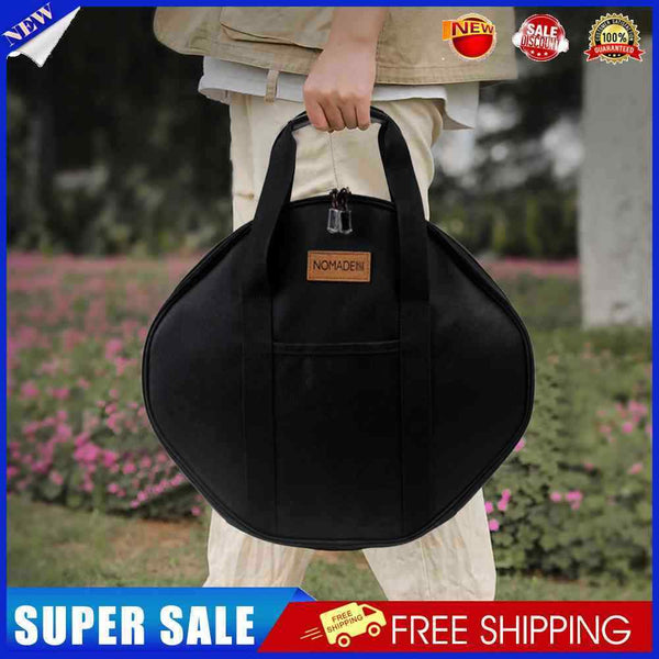 Grill Pan Bag Portable with Handle Grilling Pan Pouch Wear-resistant for Ki