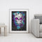 Oil Paint By Numbers Picture DIY Drawing Butterfly Skeleton Kit Art work