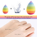 Makeup Sponge with Storage Case Moisture-proof Beauty Cosmetic Sponge Holde