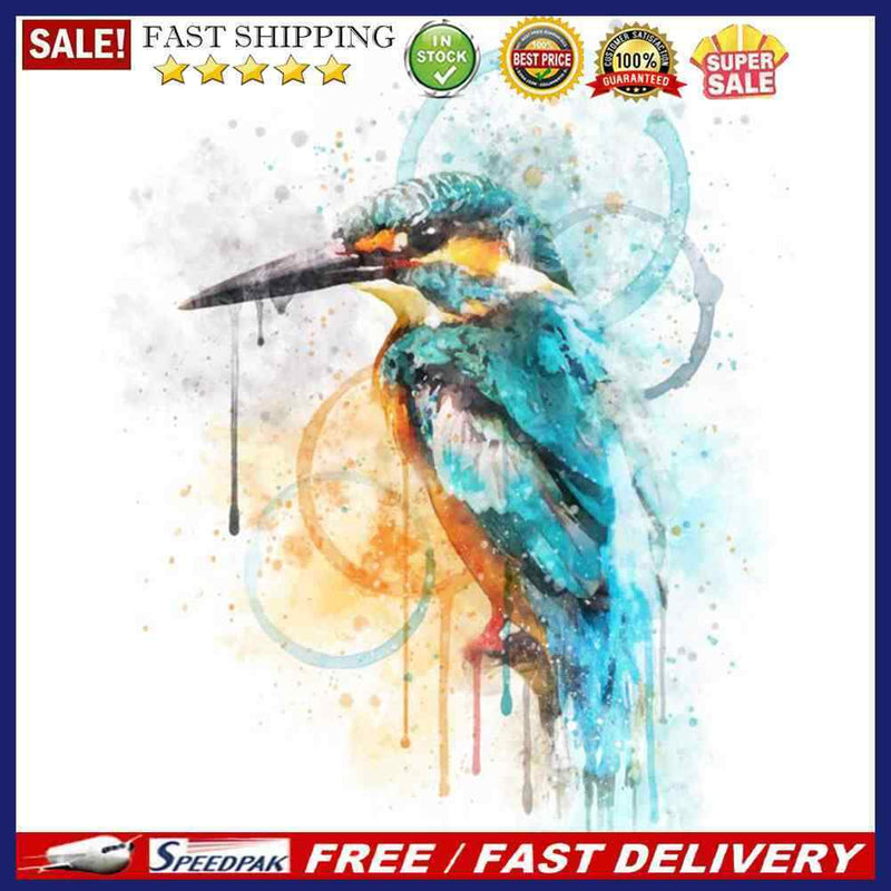 11CT Full Embroidery Bird Cotton Print Cross Stitch Home Living Room Decorati