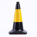 Reflective Traffic Cone Parking Barriers Car Safety Warning Cone (Black) Newly