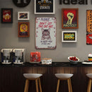 Metal Tin Signs Cats Animal Plate Home Door Pub Club Decor Wall Iron Art Poster