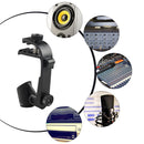 2x Microphone Clip Stand Holder Adjustable Shockproof Drum Rim Mic Bracket Newly