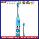 Children Auto Electric Toothbrush Ultrasonic Waterproof Tooth Brush (Blue)