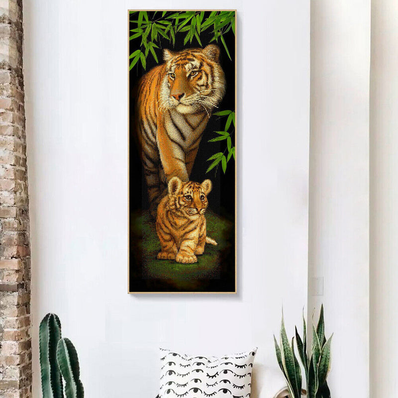 5D DIY Diamond Painting Kits Full Round Drill Animal Decor Rhinestone Art Cra