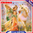 5D Rhinestone Pictures DIY Butterfly Fairy Full Round Drill Diamond Painting Kit