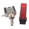 Car Illuminated LED Toggle Switch Control ON/OFF+Aircraft Missile Cover (A)