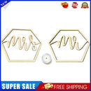 2pcs Wooden Chair Banner Sign Wedding Engagement Party Decoration (JM00456)