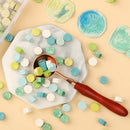 Octagonal Sealing Wax Tablet Set with Spoon Retro DIY Craft Seal Stamp Wax Be