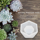 Plant Pot Molds Form Arts Craft High Heat Resistance DIY Flowerpot Clay Mold