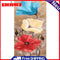 Drawing Paintwork Various Colors Poppies Home Decoration 40x80cm Without Frame