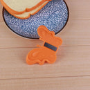 2pcs Butterfly Silicone Heat Insulation Clip Plate Protect Hand Tool(Orange