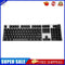 104pcs Universal Mechanical Keyboard Keycaps PC Bakclit Key Cap Set (Black)