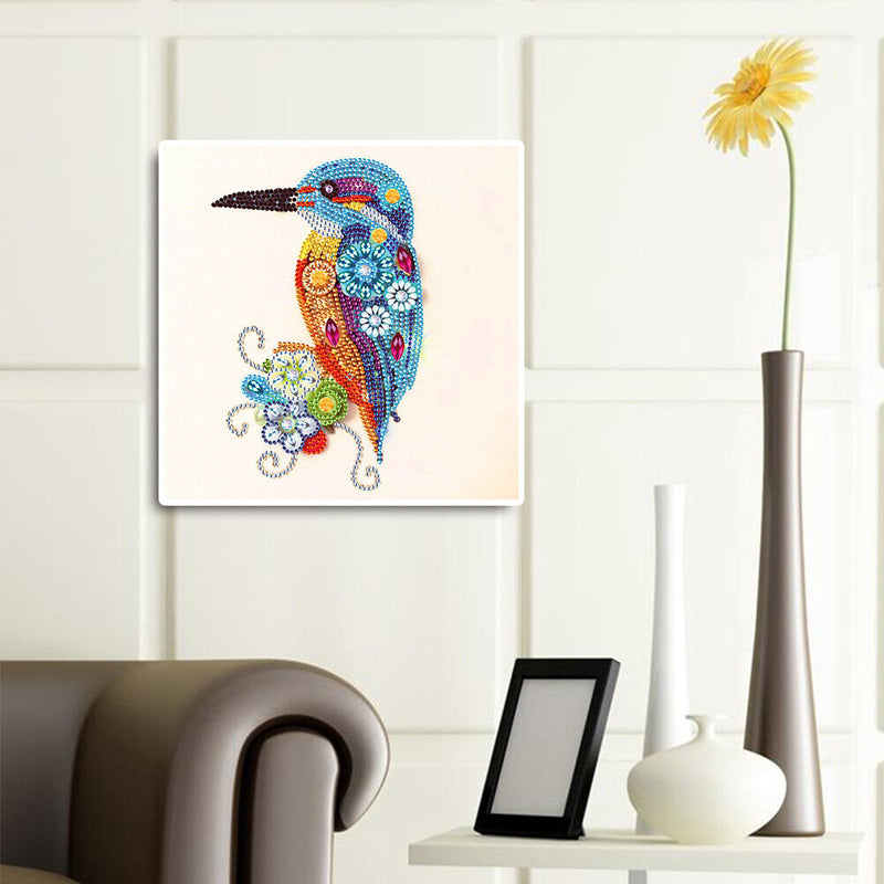 5D Partial Special Shaped Diamond Painting Hummingbird Poster Kit (UP262) Newly