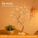 20 inch Tabletop Bonsai Tree Light, 108 LED Copper Wire Lamp (Warm White) Newly