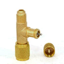 1/4" -1/4" R22 Refrigeration Charging Adapter Air Conditioning S8A8 Valve C0G1