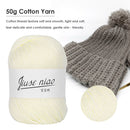 50g Pure Cotton Thin Yarn Crochet Knitting Baby Threads Soft Material DIY Too