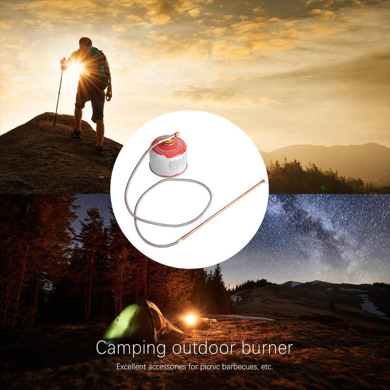 Outdoor Camping Picnic Stove Head Flat Gas Tank  Converter Refill Adapter